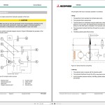 Mitsubishi PBF25N2 Schematic Operation & Maintenance Service Manual