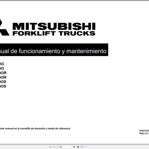 Mitsubishi PBV20N3 PBV25N3 Operation & Maintenance Manual 259141, Rev. A