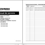 Mitsubishi PMT45BM Operation & Maintenance Service Manual