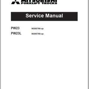 Mitsubishi PW23 Service Manual