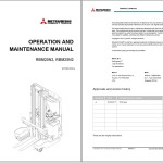 Mitsubishi RBM20N2 RBM25N2 Schematic Operation & Maintenance Service Manual