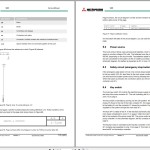 Mitsubishi SBR20N Schematic Operation & Maintenance Service Manual