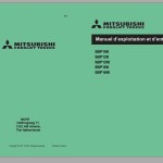 Mitsubishi SBP10K SBP12K SBP12KI SBP16K SBP16KI Schematic Operation & Maintenance Service Manual