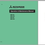 Mitsubishi SBV12K SBV12KI SBV16K SBV16KI Schematic Operation & Maintenance Service Manual