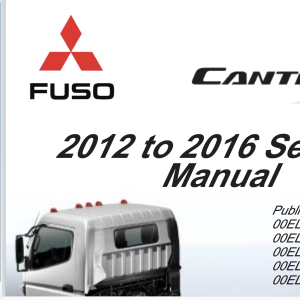 Mitsubishi Fuso 2002 to 2016 Service Manual