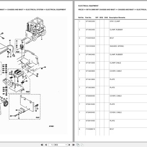Mitsubishi FBC25 Europe Parts Catalog