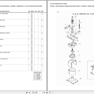 Mitsubishi FBC25K Europe Parts Catalog