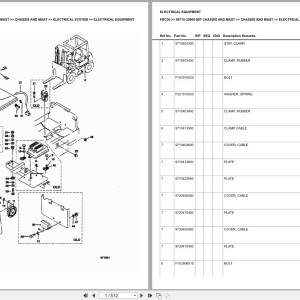 Mitsubishi FBC30 Europe Parts Catalog