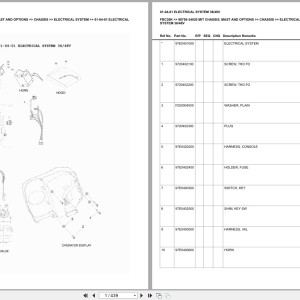 Mitsubishi FBC30K Europe Parts Catalog