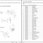 Mitsubishi FBC30N Chassis Mast Options Europe Parts Catalog 98754-33210