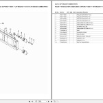 Mitsubishi FBC30N Chassis Mast Options Europe Parts Catalog 98754-33210