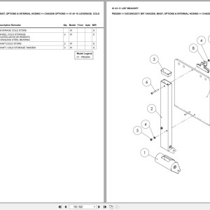Mitsubishi PBS20N Europe Parts Catalog