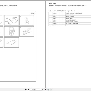 Mitsubishi PBV20PD Europe Parts Catalog