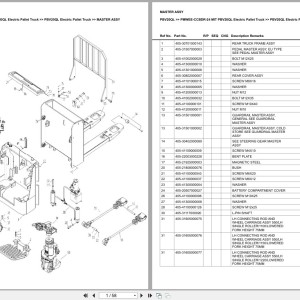 Mitsubishi PBV20QL Europe Parts Catalog