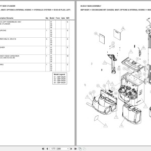 Mitsubishi SBP14N2R Europe Parts Catalog