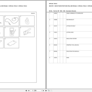 Mitsubishi SBV12PI Europe Parts Catalog
