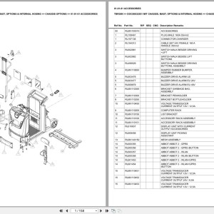 Mitsubishi TBR30N Europe Parts Catalog