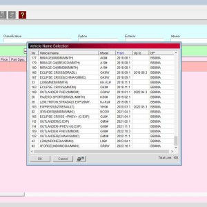 Mitsubishi MMC ASA Electronic Parts Catalog 08.2024