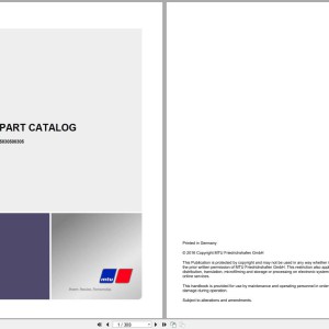 MTU DG16V4000A2N SN 95030500305 Parts Catalog PDF