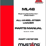 Mustang ML48 Parts Manual 918135E