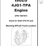 Isuzu 4JG1-TPA Parts Manual 917063B