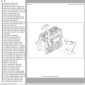 Kubota V3800DI-T Parts Manual 917328