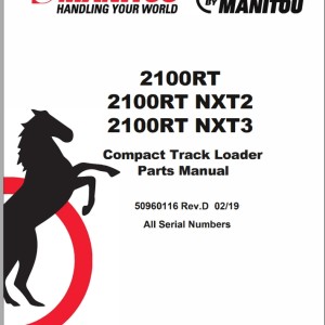 Mustang 2100RT 2100RT NXT2 2100RT NXT3 Parts Manual 50960116D
