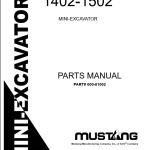 Mustang 1402-1502 Parts Manual 000-81002A