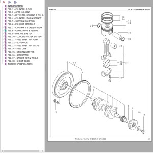 Mustang Yanmar 3TNV82A-SBV Parts Manual 50940092