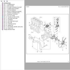 Mustang Yanmar 4TNV98-ZWBV2 Parts Manual 50940213