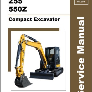 Mustang 550Z GEHL Z55 Service Manual 50940331A