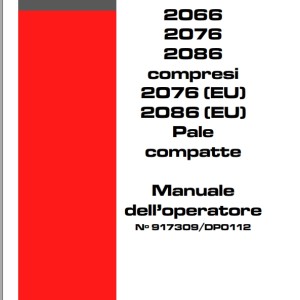 Mustang 2066 2076 2086 Operators Manual 908271B