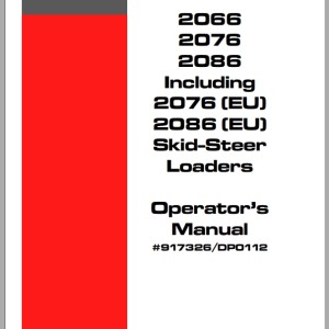 Mustang 2066 2076 2086 Operators Manual 917326D