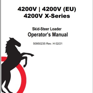 Mustang 4200V Operator's Manual 50950235H