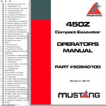 Mustang 450Z Operators Manual 50940100A
