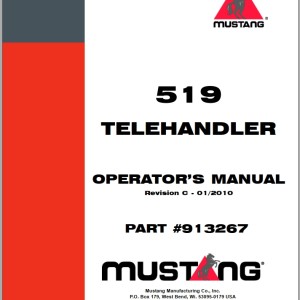 Mustang 519 Operators Manual 913267C