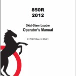 Mustang 850R 2012 Operator's Manual 917397H