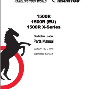 Mustang 1500R Parts Manual 50940344E