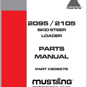Mustang 2095 2105 Parts Manual 908276C