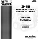 Mustang 345 Parts Manual 000-23788B