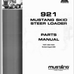 Mustang 921 Parts Manual 000-75935B