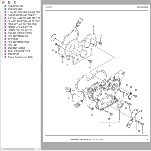 Yanmar 3TNV82A-BPMS Parts Manual 917382