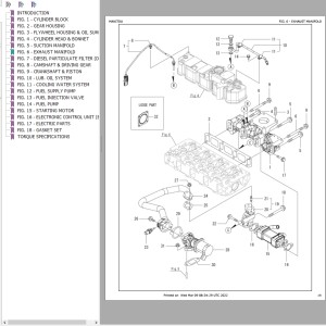 Yanmar 4TNV88C-KMS 4TNV88C-KMSV Parts Manual 50940248