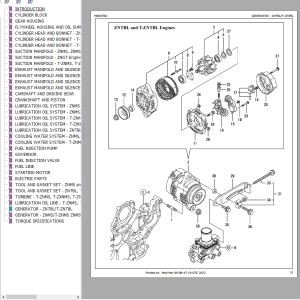 Yanmar 4TNV98 Parts Manual 917304