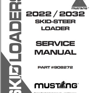 Mustang 2022 2032 Service Manual 908272