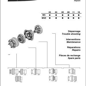 Poclain MSE02MS11 Hydraulic Motors Repair Manual 917122