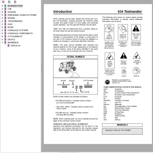 Mustang 634 Parts Manual 913318