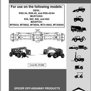 Dana 212 Axle Maintenance And Repair Manual 913266