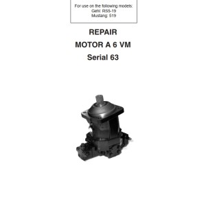 Rexroth Drive Motor Series 63 Repair Manual 913308