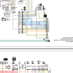 New Holland 7310 Tier 4B Electrical Schematic 48180593